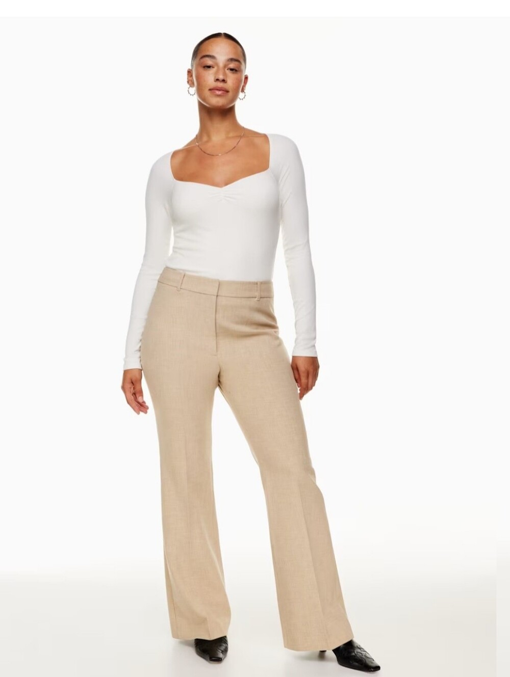 Aritzia - Wilfred Cabaret Beige Dress Pants - Size 0 (24-25")